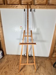 8 - WOODEN FLOOR EASEL