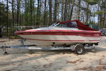 1988 SEA RAY  21 SEVILLE CUDDY BOAT & TRAILER