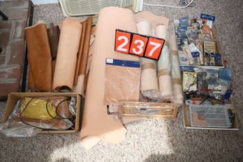 237 - LEATHER AND ART SUPPLIES