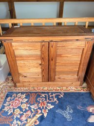 40 - SOLID WOOD CABINET