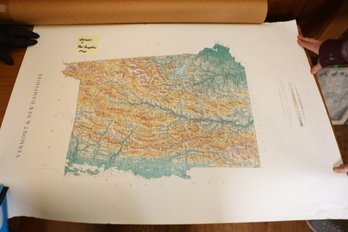 LOT 143 - VERMONT & NH. MAP