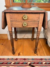 67 - SIDE TABLE WITH DROP SIDES, EARLY