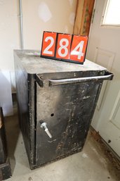 284 - METAL CABINET AS SHOWN