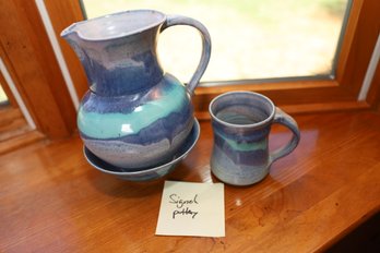 LOT 170 - SIGNED POTTERY
