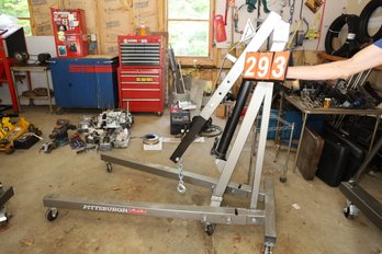 293 - HEAVY DUTY FOLDING SHOP CRANE