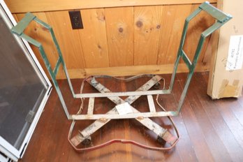 LOT 181 - METAL ROLLING UNIT - WAS USED TO TRANSPORT FIREWOOD AROUND HOUSE