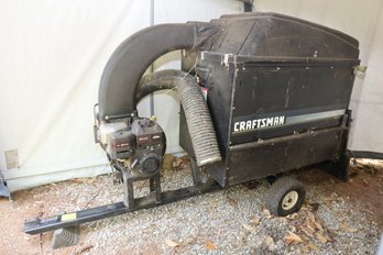 318 - CRAFTSMAN TOW BEHIND WITH MOTOR AS SHOWN