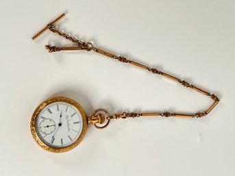 101 - VINTAGE ELGIN POCKET WATCH, MUST SEE! VERY NICE!