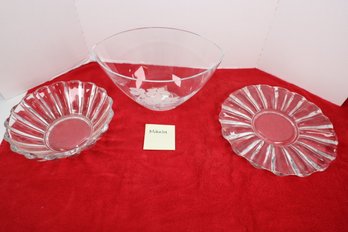 LOT 15 - MIKASA AND OTHER GLASS SHOWN