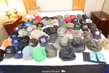 22 - HUGE LOT OF VINTAGE HATS - SOME REALLY GOOD ONES!