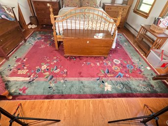 130 - RUG, BUYER TO BRING HELP TO ROLL IT UP AND REMOVE