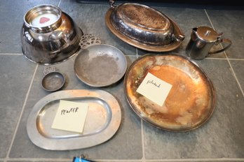 LOT 230 - SILVERPLATE / PEWTER AND OTHERS