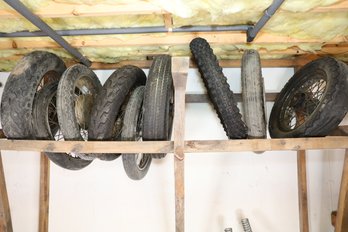 374 - MOTORCYCLE TIRES AND RIMS