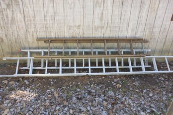 LOT 247 - PILE OF LADDERS