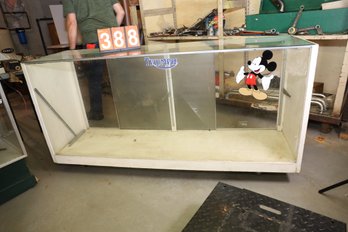 388 - GLASS FLOOR DISPLAY CASE