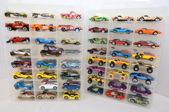 LOT 66 - APROX. 96 VINTAGE HOT WHEELS IN TWO CASES (ALL ONE OWNER STORED AND NOT PLAYED WITH FROM NEW!)