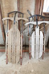 LOT 259 - TWO ANTIQUE SLEDS