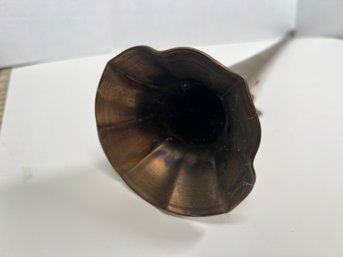 160 - EARLY LONG BRASS HORN