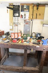 397 - WORKBENCH AND ALL OTHER ITEMS SHOWN