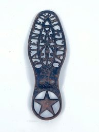 50 - 1878 STAR BOOT TRIVET, SUPER COOL !!!!!!