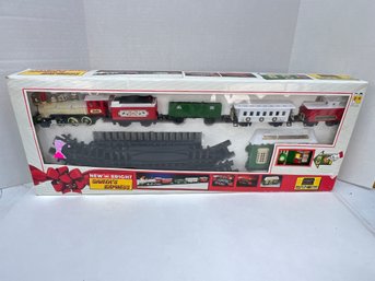 56 - NEW BRIGHT SANTAS EXPRESS TRAIN SET