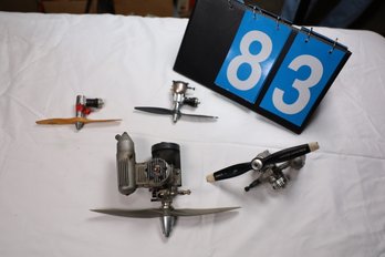 83 - REALLY NICE VINTAGE MODEL AIRPLANE MOTORS!