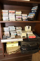 LOT 300 - MUSIC TAPES AND CASES