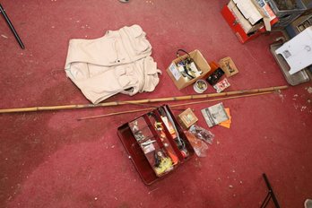 LOT 303 - FISHING RELATED ITEMS