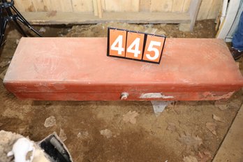 445 - HEAVY METAL TRUCK TOOL BOX