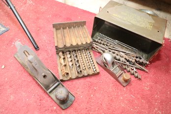 LOT 311 - OLD ANTIQUE TOOLS SHOWN