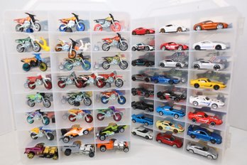 LOT 167 - APROX. 96 VINTAGE HOT WHEELS IN TWO CASES (ALL ONE OWNER STORED AND NOT PLAYED WITH FROM NEW!)