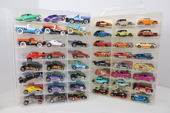 LOT 168 - APROX. 96 VINTAGE HOT WHEELS IN TWO CASES (ALL ONE OWNER STORED AND NOT PLAYED WITH FROM NEW!)