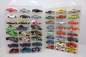LOT 173 - APROX. 96 VINTAGE HOT WHEELS IN TWO CASES (ALL ONE OWNER STORED AND NOT PLAYED WITH FROM NEW!)
