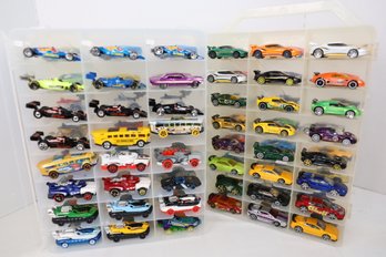 LOT 176 - APROX. 96 VINTAGE HOT WHEELS IN TWO CASES (ALL ONE OWNER STORED AND NOT PLAYED WITH FROM NEW!)