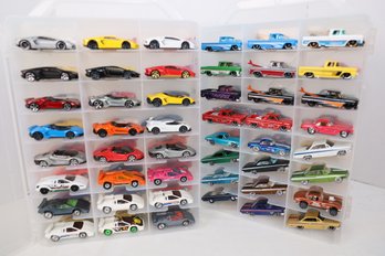 LOT 178 - APROX. 96 VINTAGE HOT WHEELS IN TWO CASES (ALL ONE OWNER STORED AND NOT PLAYED WITH FROM NEW!)