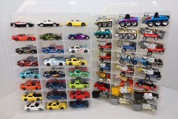 LOT 179 - APROX. 96 VINTAGE HOT WHEELS IN TWO CASES (ALL ONE OWNER STORED AND NOT PLAYED WITH FROM NEW!)
