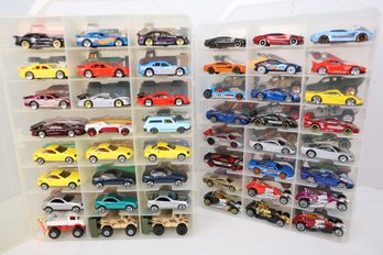 LOT 187 - APROX. 96 VINTAGE HOT WHEELS IN TWO CASES (ALL ONE OWNER STORED AND NOT PLAYED WITH FROM NEW!)