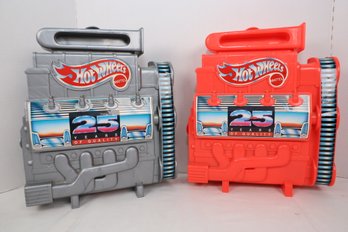 LOT 192 - APROX. 36 VINTAGE HOT WHEELS IN TWO VINTAGE CASES!