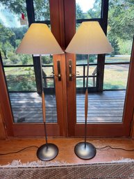 206 - TWO FLOOR STANDING LAMPS