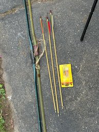 110 - TWO VINTAGE BOWS AND ARROWS