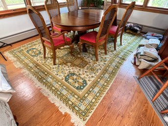 219 - LARGE RUG, BRING HELP TO ROLL UP AND REMOVE!