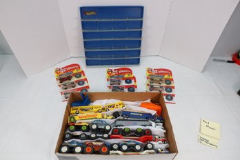 206 - COLLECTION OF 25TH ANNIVERSARY HOT WHEEL CARS AND MORE!