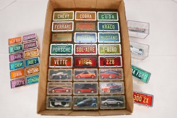 208 - COLLECTION OF HOT WHEELS PARKING PLATES