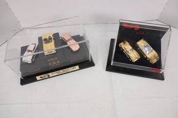 LOT 212 - HOT WHEELS OLYMPIC MEDAL CARS AND 24K GOLD COLLECTION