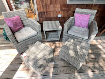 250 - WICKER SET, REALLY NICE!