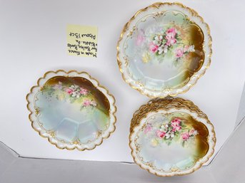 165 - COME OF THE PRETTIEST CHINA, MADE IN FRANCE HAND PAINTED! WOW!!!