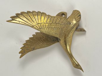 276 - BRASS GOOSE DOORKNOCKER