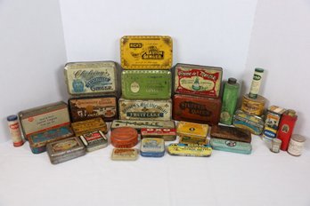 LOT 1 - ANTIQUE TINS - VERY NICE CONDITIONS!
