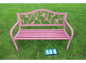 METAL BENCH - MARKED 135