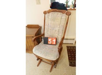 LOT 51 - 1 GLIDER CHAIR